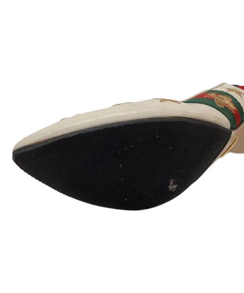 GUCCI（グッチ）GUCCI (グッチ) ヒールパンプス ホワイト サイズ:23.5の古着・服飾アイテム