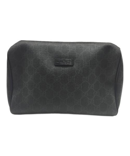 GUCCI（グッチ）GUCCI (グッチ) 化粧ポーチ ブラックの古着・服飾アイテム