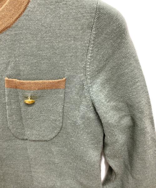 KITAMURA（キタムラ）KITAMURA (キタムラ) アンサンブルニットワンピース グリーン サイズ:Mの古着・服飾アイテム