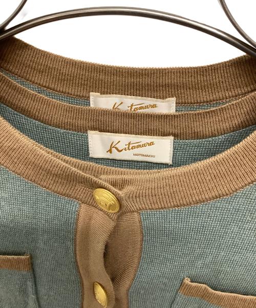 KITAMURA（キタムラ）KITAMURA (キタムラ) アンサンブルニットワンピース グリーン サイズ:Mの古着・服飾アイテム