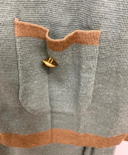 KITAMURA（キタムラ）KITAMURA (キタムラ) アンサンブルニットワンピース グリーン サイズ:Mの古着・服飾アイテム