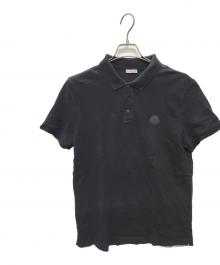 MONCLER（モンクレール）の古着「ポロシャツ」｜ブラック