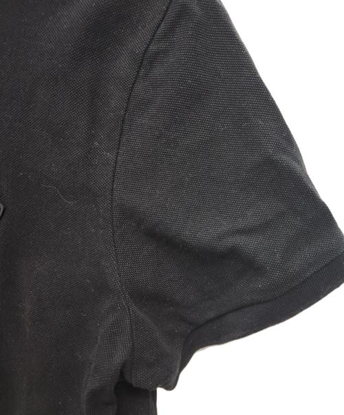 MONCLER（モンクレール）MONCLER (モンクレール) ポロシャツ ブラック サイズ:Mの古着・服飾アイテム