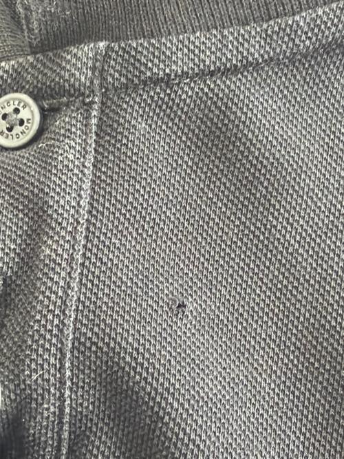 MONCLER（モンクレール）MONCLER (モンクレール) ポロシャツ ブラック サイズ:Mの古着・服飾アイテム