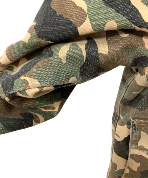 X-LARGE（エクストララージ）X-LARGE (エクストララージ) ダックフードジャケット グリーン×ブラウン サイズ:Mの古着・服飾アイテム