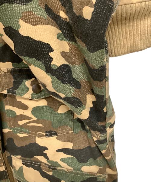 X-LARGE（エクストララージ）X-LARGE (エクストララージ) ダックフードジャケット グリーン×ブラウン サイズ:Mの古着・服飾アイテム