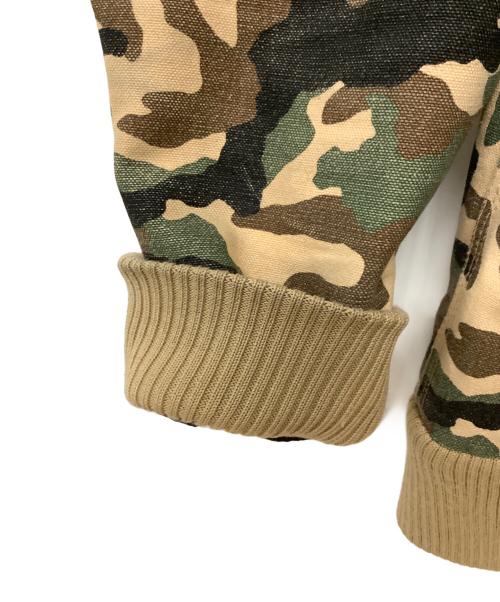 X-LARGE（エクストララージ）X-LARGE (エクストララージ) ダックフードジャケット グリーン×ブラウン サイズ:Mの古着・服飾アイテム