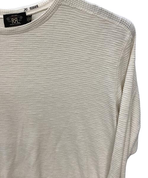 RRL（ダブルアールエル）RRL (ダブルアールエル) サーマルカットソー ベージュ サイズ:XXLの古着・服飾アイテム