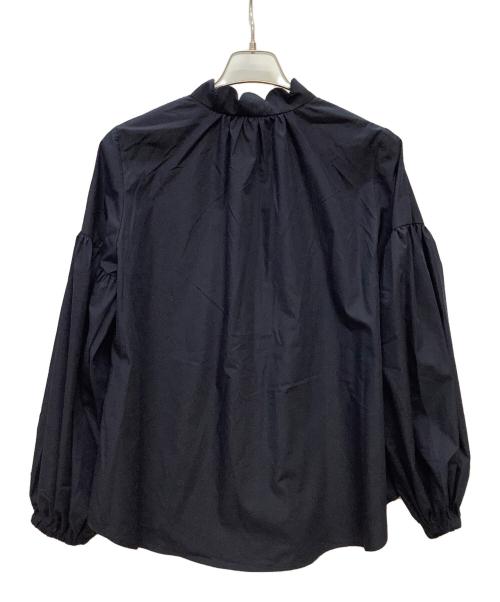 ensuite（エンスウィート）ensuite (エンスウィート) VERY STOREコラボ 長袖ブラウス ネイビー サイズ:FREEの古着・服飾アイテム