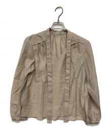 Noble（ノーブル）の古着「長袖ブラウス」｜ベージュ