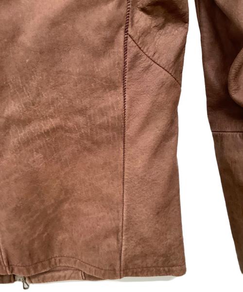 TORNADO MART（トルネードマート）TORNADO MART (トルネードマート) ライダースジャケット ブラウン サイズ:Lの古着・服飾アイテム