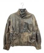 OSVALDO TESTAOSVALDO TESTA）の古着「レザージャケット」｜ブラウン