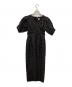 Cara by Katrin TOKYO（カーラバイカトリントーキョー）の古着「半袖ワンピース」｜ブラック