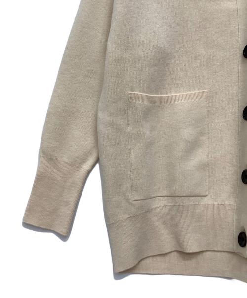 Spick and Span（スピック＆スパン）Spick and Span (スピックアンドスパン) C/ACダブルジャガードカーディガン ベージュ サイズ:FREEの古着・服飾アイテム