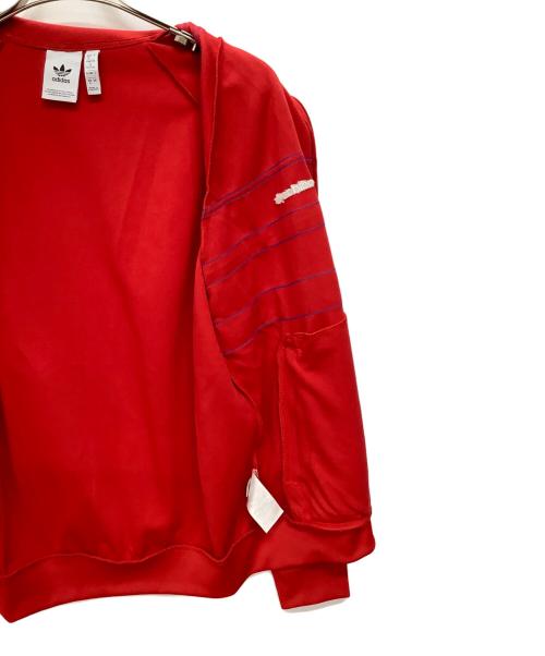 adidas（アディダス）adidas (アディダス) トラックジャケット レッド サイズ:Lの古着・服飾アイテム
