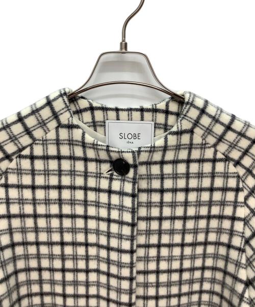 SLOBE IENA（スローブ イエナ）SLOBE IENA (スローブ イエナ) ダブルクロスシャルム サドルショルダーコート サイズ:38の古着・服飾アイテム