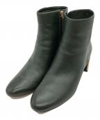 Kate Spadeケイトスペード）の古着「MERRITT BOOTIE サイドジップブーツ」｜ダークグリーン