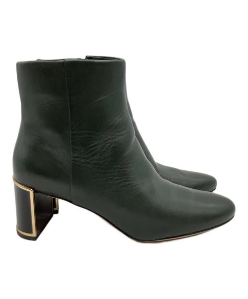 Kate Spade（ケイトスペード）Kate Spade (ケイトスペード) MERRITT BOOTIE サイドジップブーツ ダークグリーン サイズ:EUR37の古着・服飾アイテム