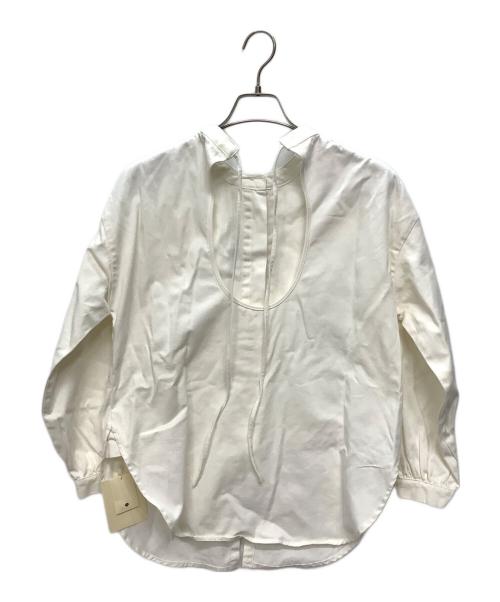 Sea Room lynn（シールームリン）Sea Room Lynn (シールームリン) Back リボンパネルシャツ ホワイト サイズ:FREEの古着・服飾アイテム