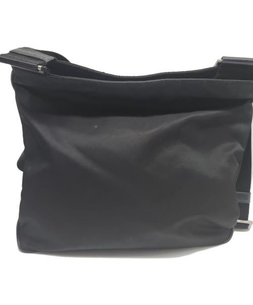 PRADA（プラダ）PRADA (プラダ) ナイロンショルダーバッグ ブラックの古着・服飾アイテム