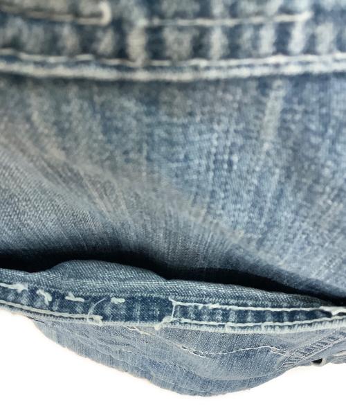 Sears（シアーズ）Sears (シアーズ) 襟コーデュロイカバーオール ブルー サイズ:38の古着・服飾アイテム