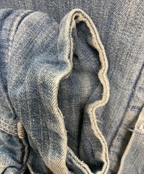 Sears（シアーズ）Sears (シアーズ) 襟コーデュロイカバーオール ブルー サイズ:38の古着・服飾アイテム