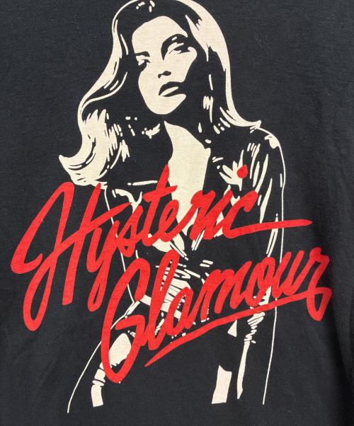 Hysteric Glamour（ヒステリックグラマー）Hysteric Glamour (ヒステリックグラマー) LEATHER WOMAN オーバーサイズTシャツ ブラック サイズ:FREEの古着・服飾アイテム