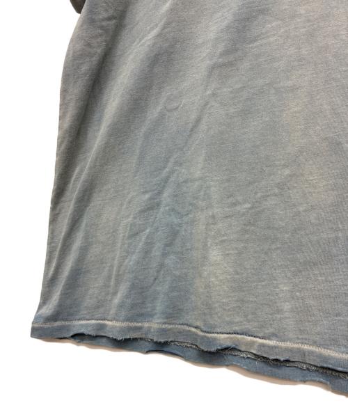 RRL（ダブルアールエル）RRL (ダブルアールエル) Distressed Jersey Graphic T-Shirt - Washed Indigo ブルー サイズ:XXLの古着・服飾アイテム