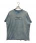 RRL（ダブルアールエル）の古着「Distressed Jersey Graphic T-Shirt - Washed Indigo」｜ブルー