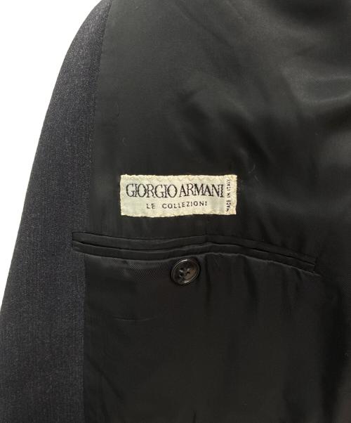 GIORGIO ARMANI（ジョルジョアルマーニ）GIORGIO ARMANI (ジョルジョアルマーニ) ダブルテーラードジャケット ブラック サイズ:52REGの古着・服飾アイテム