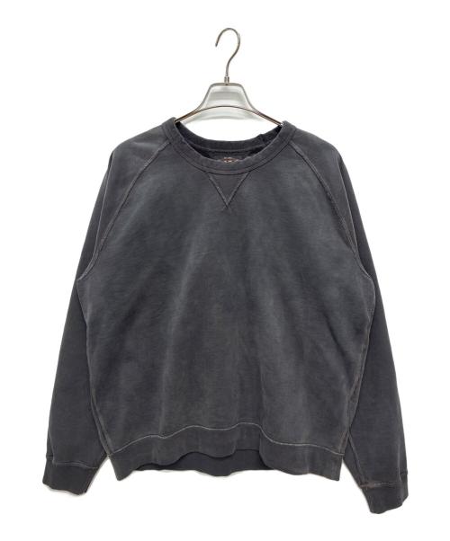 RRL（ダブルアールエル）RRL (ダブルアールエル) フレンチ テリー クルーネックスウェット ブラック サイズ:XXLの古着・服飾アイテム