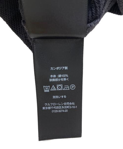 RRL（ダブルアールエル）RRL (ダブルアールエル) フレンチ テリー クルーネックスウェット ブラック サイズ:XXLの古着・服飾アイテム