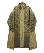 etsintaエシンタ）の古着「切替マキシミリタリーコート」｜グリーン