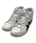 asicsアシックス）の古着「ハイカットスニーカー」｜ホワイト×ブラック