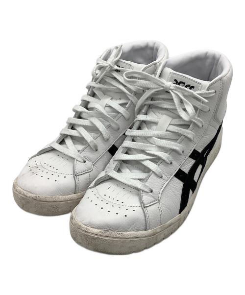 asics（アシックス）asics (アシックス) ハイカットスニーカー ホワイト×ブラック サイズ:27.5cmの古着・服飾アイテム