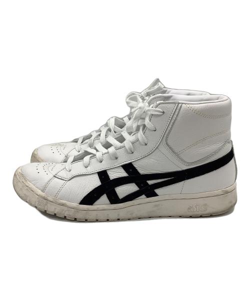 asics（アシックス）asics (アシックス) ハイカットスニーカー ホワイト×ブラック サイズ:27.5cmの古着・服飾アイテム