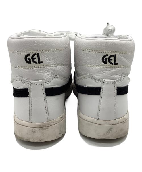 asics（アシックス）asics (アシックス) ハイカットスニーカー ホワイト×ブラック サイズ:27.5cmの古着・服飾アイテム