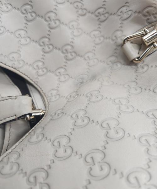 GUCCI（グッチ）GUCCI (グッチ) ハンドバッグ ベージュの古着・服飾アイテム