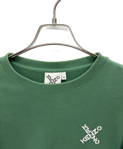KENZO（ケンゾー）KENZO (ケンゾー) クルーネックスウェット グリーン サイズ:Mの古着・服飾アイテム