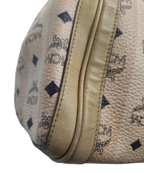 MCM（エムシーエム）MCM (エムシーエム) ハンドバッグ ベージュ×ブラウンの古着・服飾アイテム