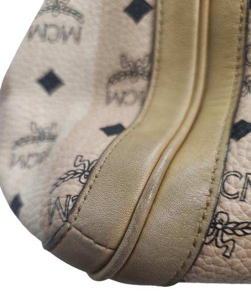MCM（エムシーエム）MCM (エムシーエム) ハンドバッグ ベージュ×ブラウンの古着・服飾アイテム