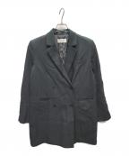 Lily Brownリリーブラウン）の古着「ダブルジャケットミニワンピース」｜ダークグレー