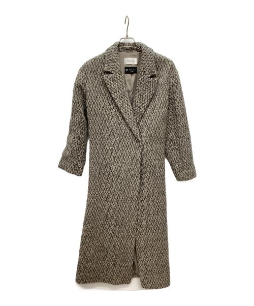 FRAY ID（フレイ アイディー）FRAY ID (フレイ アイディー) チェスターガウンコート グレー サイズ:Fの古着・服飾アイテム