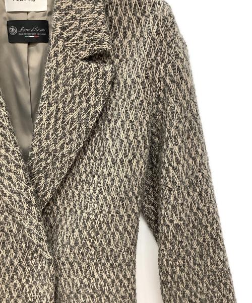 FRAY ID（フレイ アイディー）FRAY ID (フレイ アイディー) チェスターガウンコート グレー サイズ:Fの古着・服飾アイテム