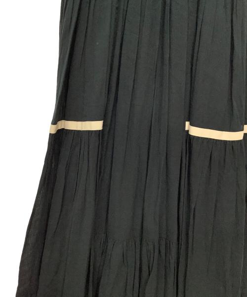 FRAY ID（フレイ アイディー）FRAY ID (フレイ アイディー) ノースリーブ・キャミソールワンピース ブラック サイズ:FREEの古着・服飾アイテム