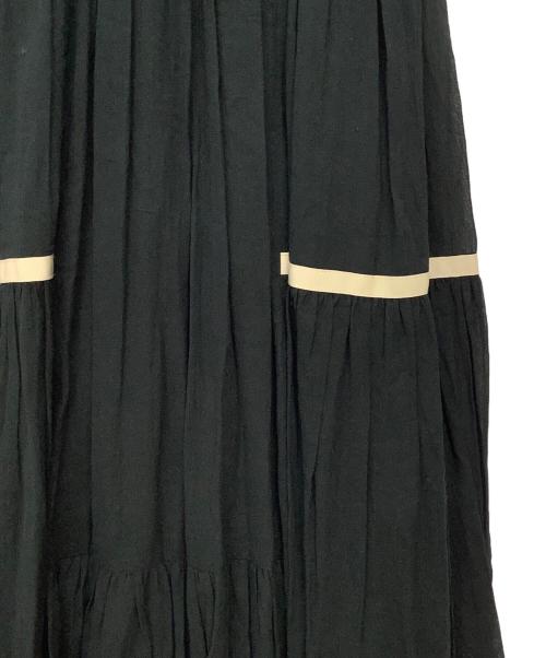 FRAY ID（フレイ アイディー）FRAY ID (フレイ アイディー) ノースリーブ・キャミソールワンピース ブラック サイズ:FREEの古着・服飾アイテム