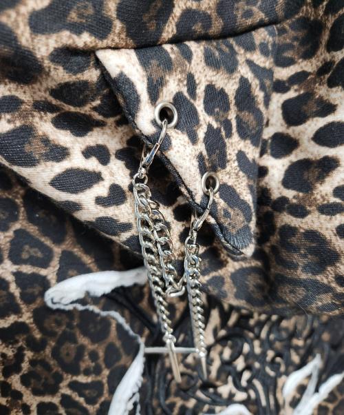 REFLEM（レフレム）REFLEM (レフレム) 猫耳ジップパーカー ブラウン×ブラック サイズ:Fの古着・服飾アイテム