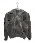 REFLEMレフレム）の古着「うさ耳ジップパーカー」｜グレー