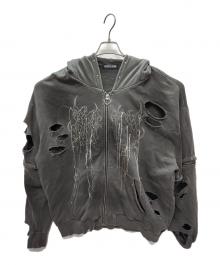 REFLEM（レフレム）の古着「うさ耳ジップパーカー」｜グレー