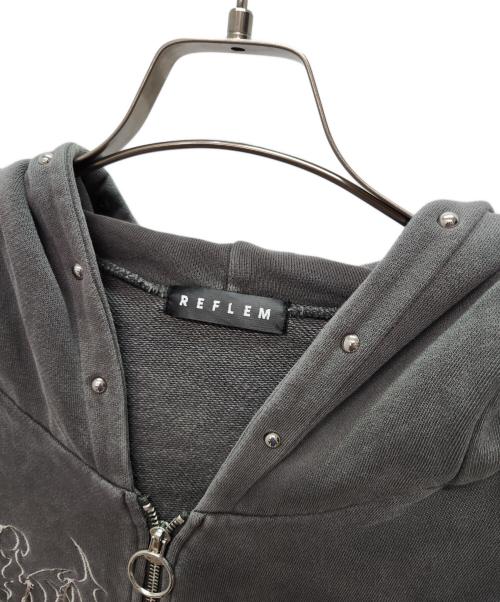 REFLEM（レフレム）REFLEM (レフレム) うさ耳ジップパーカー グレー サイズ:Freeの古着・服飾アイテム